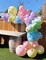 Pastel Balloon Arch Garland Kit, 130PCS Ice Cream Rainbow Balloon Arch with Candy & Ice Cream Foil Balloons for Birthday, Baby Shower, Gender Reveal & Dessert Party Decorations